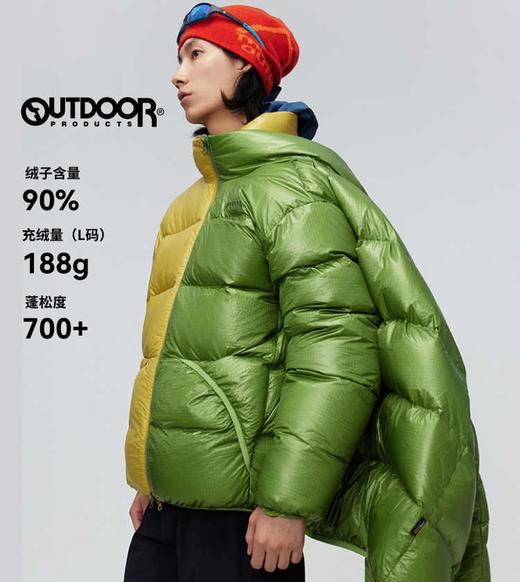 outdoorproducts冬新款保暖立领亮面羽绒服面包男女TAZIK 商品图0