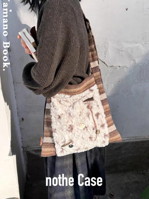 nothe Case布然/LLGZ209/「流浪公主」复古拼接单肩大容量托特包 商品图0