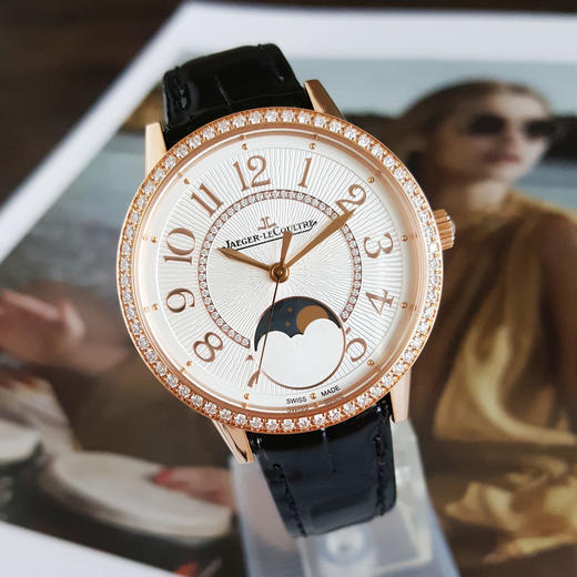 【99新（未使用品）】Jaeger-LeCoultre 积家Q3572430自动机械机芯月相34MM（女款）约会系列18K玫瑰金/镶嵌钻石表圈 281125NJS21 商品图4