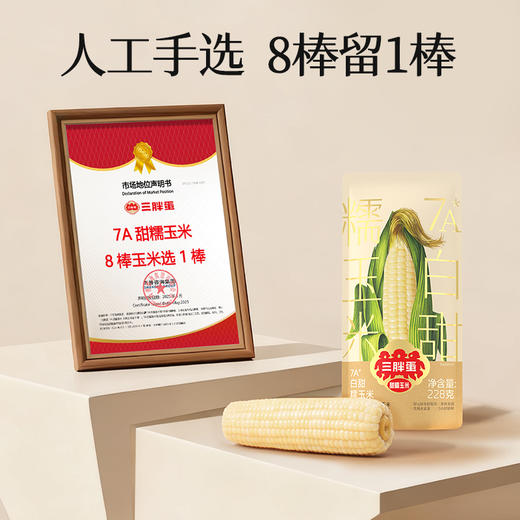 三胖蛋白甜糯玉米228g*6/10袋组合 商品图5