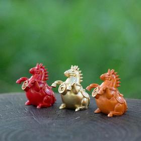 【马到成功·小铜马香插】买就送线香｜敦煌福泽马到成功小铜马摆件家用室内香插香薰