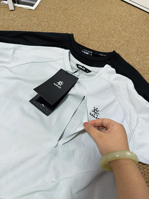 原单正品 KAILAS凯乐石圆领长袖保暖抓绒衣，颜色：玄青黑  影淡绿
尺码：S-2XL
原价980 商品图3