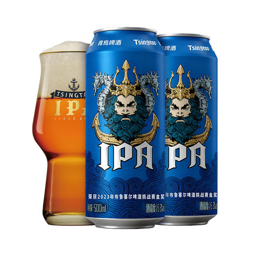 青岛啤酒 海神版IPA 500ml*12听 商品图0
