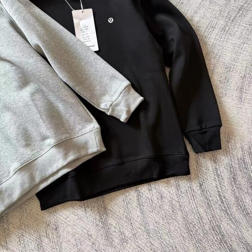 D120407胸前小标运动加绒圆领卫衣冬季打底衫上衣男款 商品图8