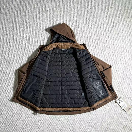 D120424男士600蓬羽绒服三合一冲锋衣可拆卸轻薄羽绒内胆外穿外套 商品图9