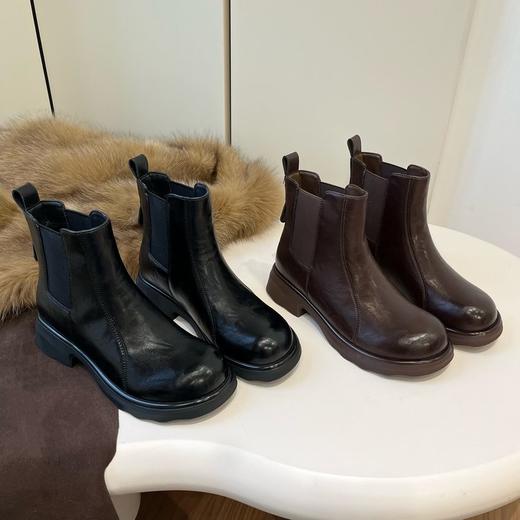 必入款‼️小个子必备✨【JEHURFIE纪华菲复古英伦风切尔西靴】巨软！巨好穿！直接闭眼入AB25566 商品图0