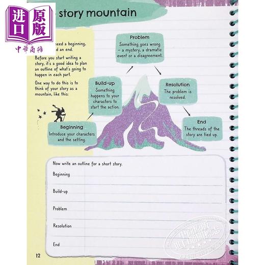 【中商原版】自己写 共5册 英文原版 儿童创造力启蒙激发系列 我的故事创作书 漫画故事 创意写作 Write Your Own Stories 商品图1