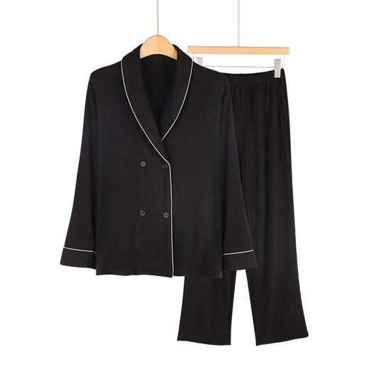 美奈川 极舒暖绒 双排扣 女套装JJ28183 商品图2