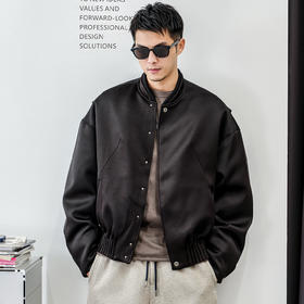 徐太浪【高级感 休闲风】棒球领按扣羽绒服男冬季简约防寒服外套