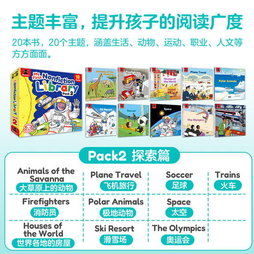 亲亲科学图书馆英文原版绘本 My First Nonfiction Library 商品图4