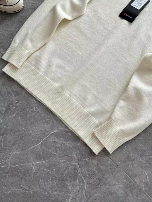 D120436秋冬慵懒松感弛暖糯羊绒质感男士半拉链针织衫 商品图13