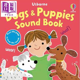 预售 【中商原版】发声书 小狗 Dogs & Puppies Sound Book 英文原版 儿童纸板书 亲子低幼绘本故事幼儿图画书 进口童书 0-3岁 