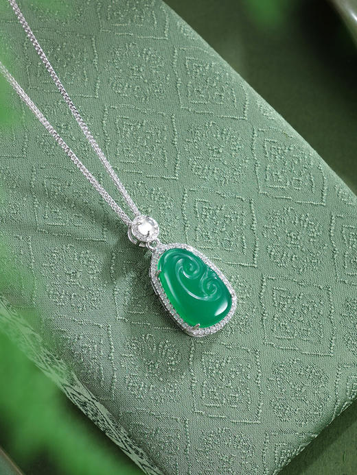 子佩集【清欢如意】银S925套链【TL016430】绿玉髓02511 商品图12