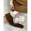 【YW】无忧购复古羊羔毛加绒保暖圆头软平底雪地靴女MIS-3442（截单后3-5天发货） 商品缩略图5