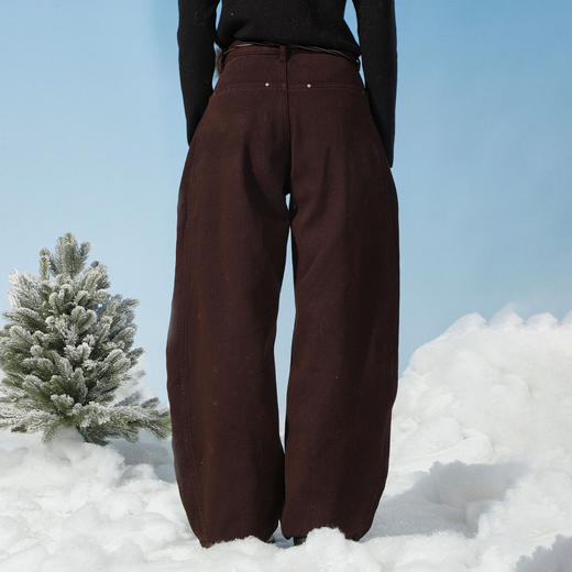 宽松休闲冬季加绒哈伦老爹裤-纪念日百货门店同款167750621 商品图2