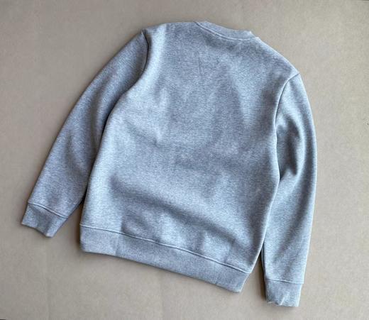 D120425冬季新款简约小标加绒保暖圆领卫衣男款 商品图5