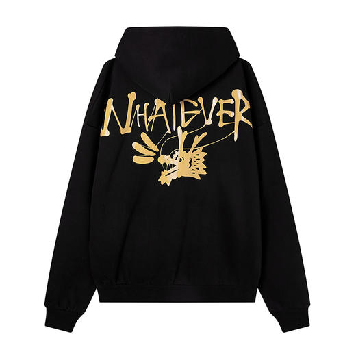 NPC潮牌⌈龍⌋重登场新年限定国风水墨剪纸糖画龙年卫衣NP3CST04 商品图0