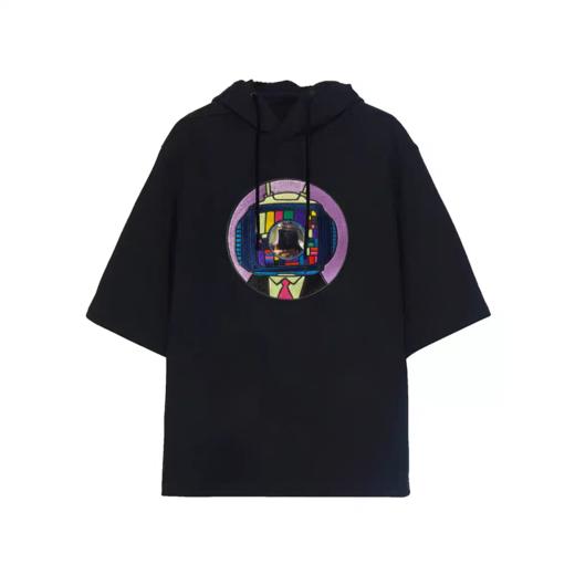 【跳一针】x 谢建平联名限量七分袖帽衫--镜像自我 商品图2