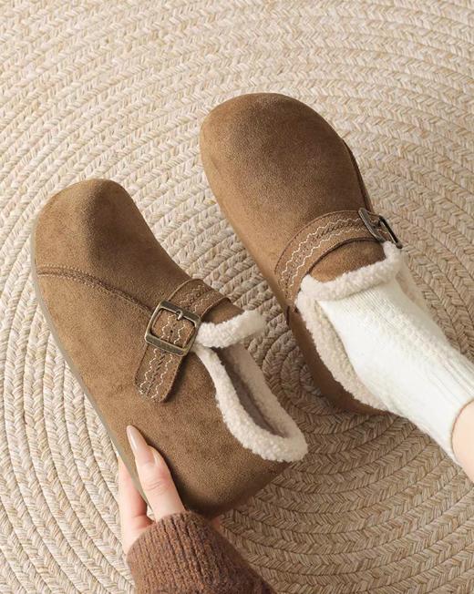 组团暖暖软软加绒刺绣勃肯鞋 商品图4