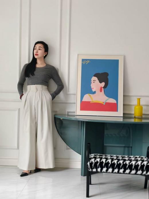 圆领羊绒衫-揽星河 商品图11