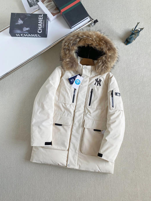 DIN级版本 M@B官方 男女张凌赫同款加厚鹅绒工装风毛领羽绒服24秋冬DJB13 商品图6