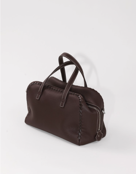 the pleasure molecule 手工编织牛皮波士顿包