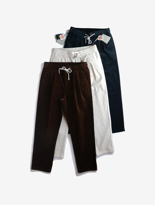 Pants男士复古灯芯绒单褶休闲裤 商品图2