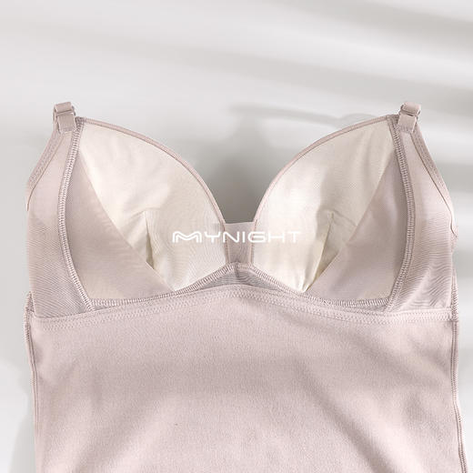 美奈川 蕾丝桑蚕丝带杯 保暖背心DD5655 商品图6