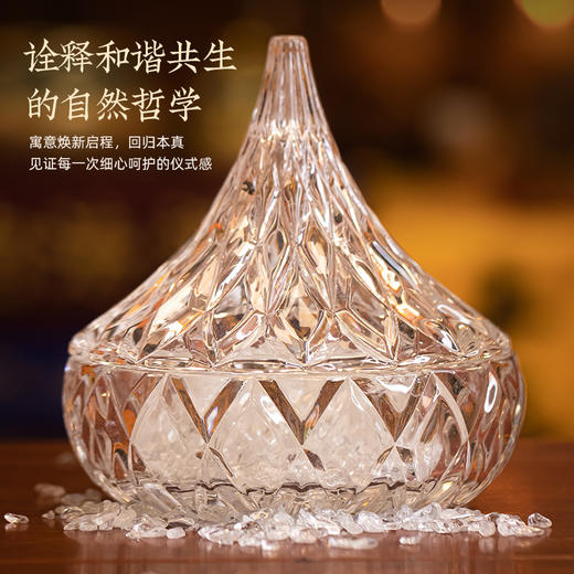 天然白水晶石碎石玻璃饰品盒摆件首饰水晶塔净化 商品图4