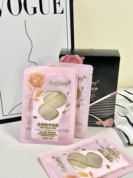 挖到宝‼️1片解救沙漠肌【Anfany伊芳妮玫瑰精华面膜】敷一次嫩一次 巨舍得用料🌹3重玫瑰精粹+多重进口成分+双专利酵母提取/等奢养成分💧 商品图3