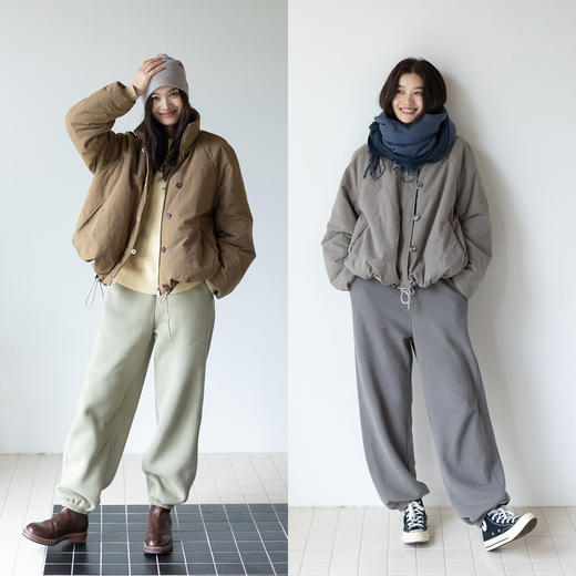 特绽放830朵/三剑客·纯棉加绒加厚收脚显瘦卫裤直筒休闲裤束脚裤 商品图2