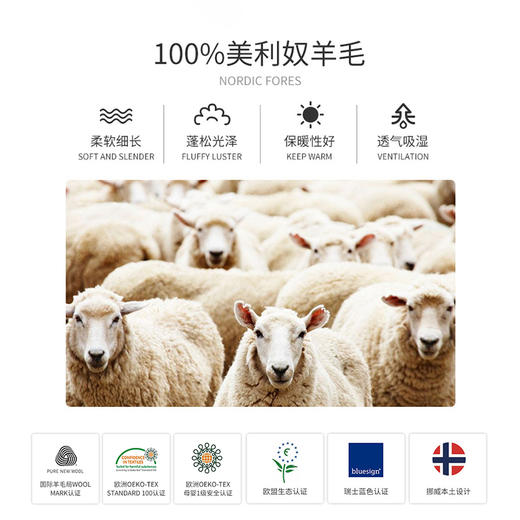 挪威Natvig成人女士男士百搭打底黑纯色美利奴羊毛内衣上衣裤套装 商品图1