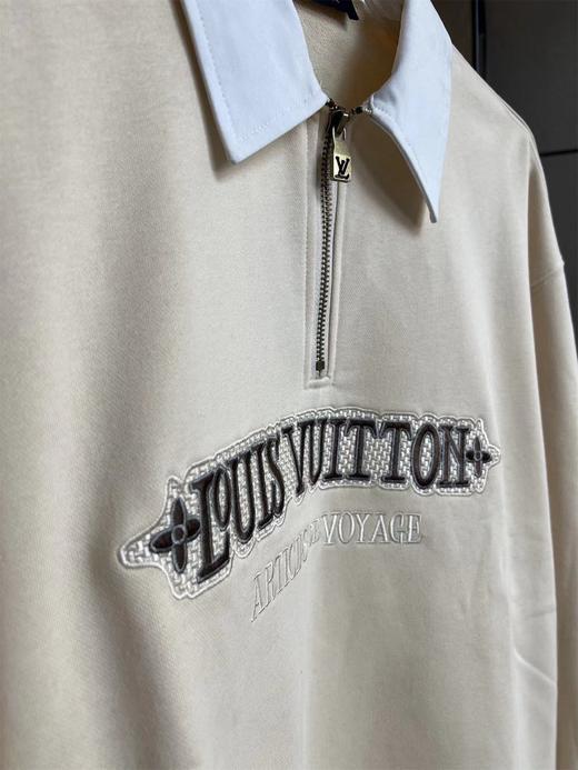 D120417新款半拉链字母LOGO情侣休闲立领卫衣 商品图12