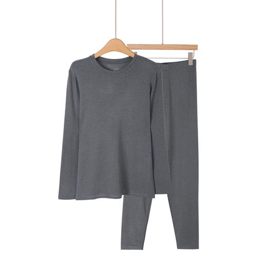 美奈川 抗菌防螨蓄热暖绒男套装（310G )BN-M08069 商品图3