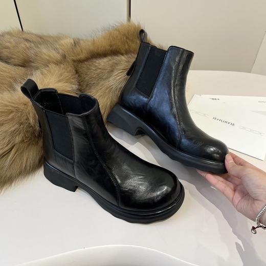 必入款‼️小个子必备✨【JEHURFIE纪华菲复古英伦风切尔西靴】巨软！巨好穿！直接闭眼入AB25566 商品图5