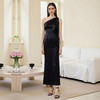 EITIE爱特爱秋季新款典雅高腰法式优雅显瘦长礼服连衣裙7977604 商品缩略图1