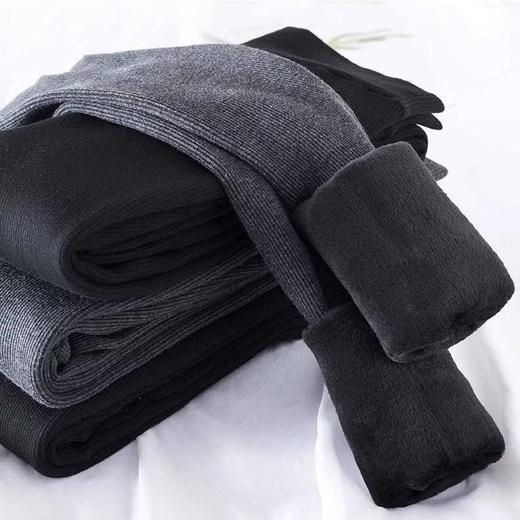 秋冬纪梵棉竖条纹加厚加绒一体裤提臀抗起球仿羊绒女打底裤美腿 商品图3