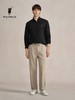 XY/POLOWALK男式长袖T恤简约挺括半拉链立领套头上衣男  CPLW54240041   黑色 商品缩略图0