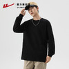 回力长袖T恤男秋冬季2025新款圆领上衣纯棉内搭白色德绒打底衫男 商品缩略图3