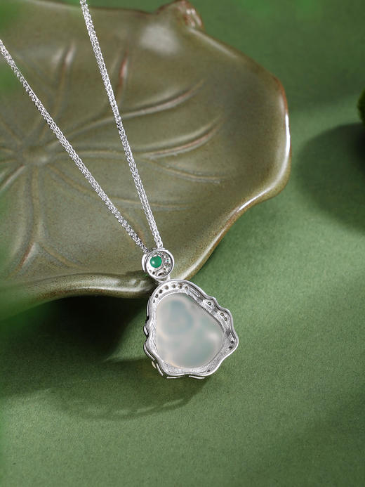 子佩集【慈心笑颜】银S925套链【TL016431】白玉髓笑面佛02511 商品图9