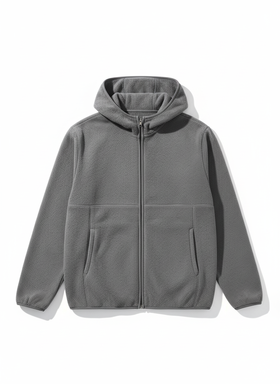 佐丹奴男女同款25年新款摇粒绒休闲外套13075858