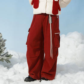 美式复古弯刀裤带配饰长裤-纪念日百货门店同款167998191