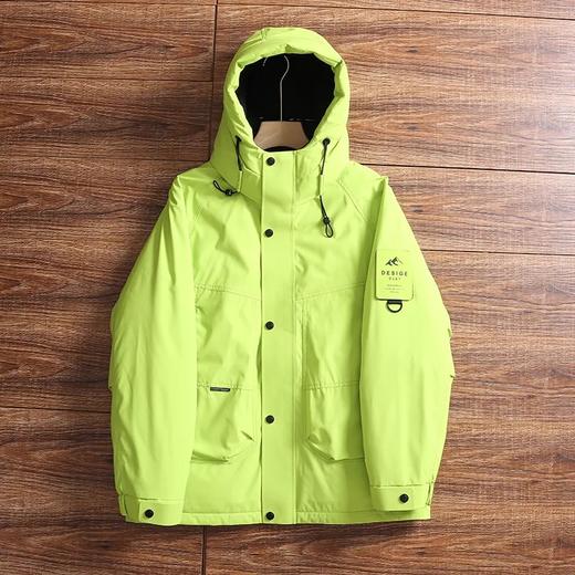 D120402山系户外！加厚防风防水连帽高蓬松冬季男士连帽羽绒服！ 商品图9