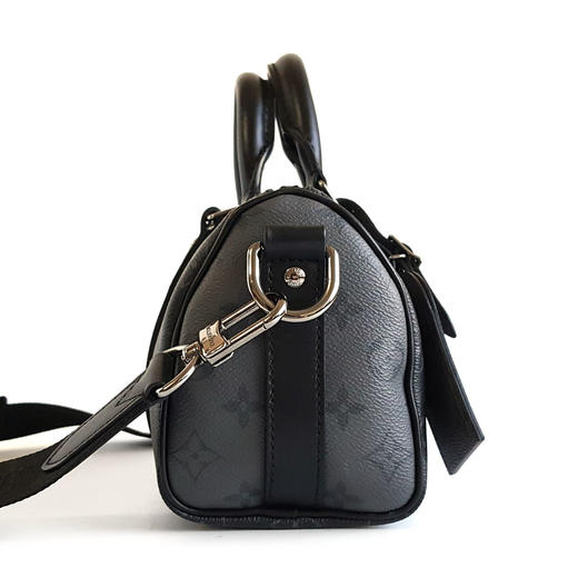 【95新】LV路易威登KeepallM46271黑武士黑老花keepall 25手提单肩包中性款 241125NJT12 商品图2