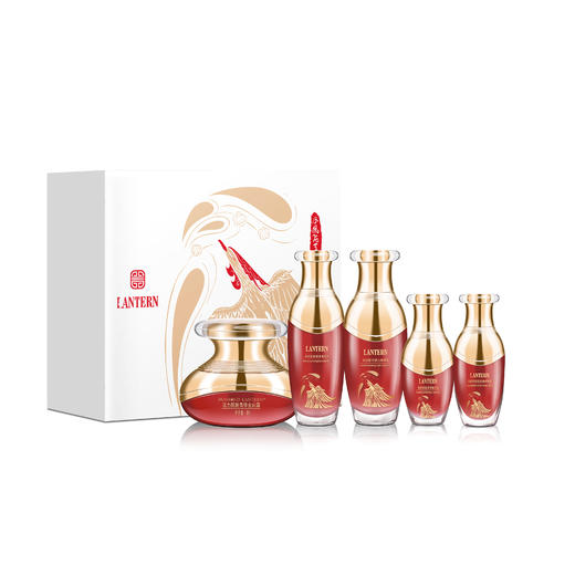 兰亭 凤凰飞天智慧护肤套装 抗老淡纹 焕亮细腻 (100m1+100g+30ml+30g+30g) 商品图1