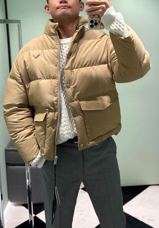 中性款三角标口袋羽绒服zh020 商品图3