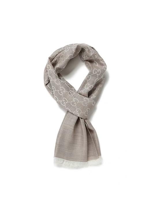 【双12特惠】【送礼盒礼袋】Gucci古驰织花羊毛真丝围巾 送闺蜜 生日礼物教师节礼物 商品图1