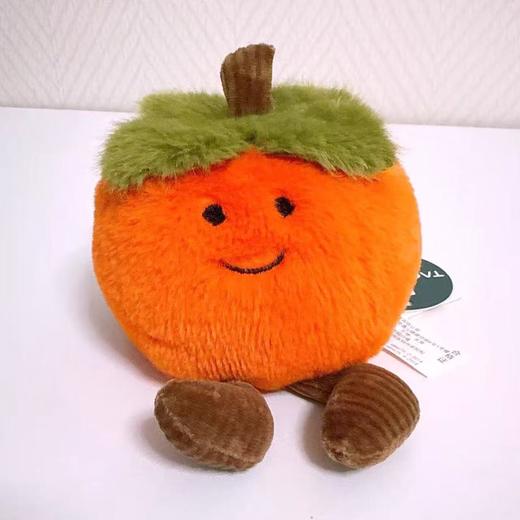 可爱仿獭兔毛大柿子摆件新房装饰礼物布置车饰好事会发生柿柿如意（尺寸自选） 商品图3