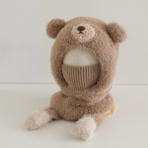 开抢💥超级洋气🤗『俏墨儿童一体捏捏叫护耳雷锋帽』小手捏捏会响😍超可爱一体式帽围设计💓从头暖到脖子防风保暖一步到位‼️ ⭐这么可爱的帽子必须要给宝宝安排一个 商品图3