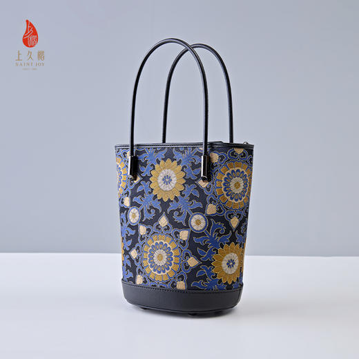 SAINTJOY/上久楷  宋锦拎包 大小团花纹花卉锦 XB3B015208001 （不含礼盒包装 商品图2